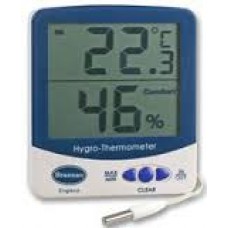 Digital Hydro-Thermometer / CAS TE-201, Portable, In/Out Hydro-Thermometer, AAA type battery use